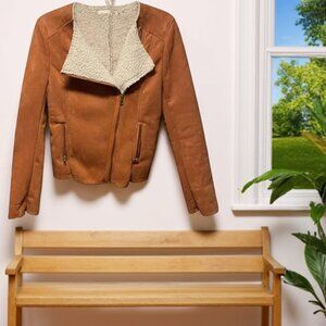 Have Sherpa Zip Front Moto Jacket